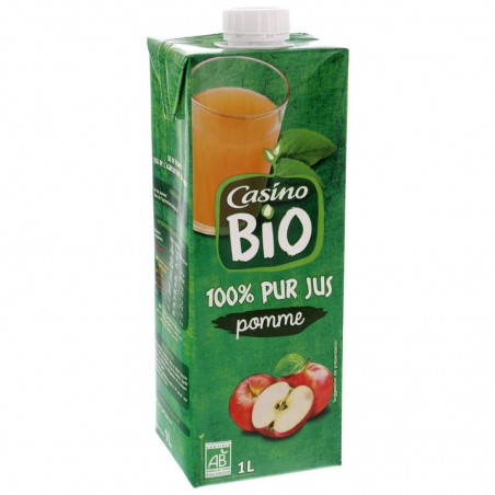 CASINO BIO Pur jus pomme Bio 1L