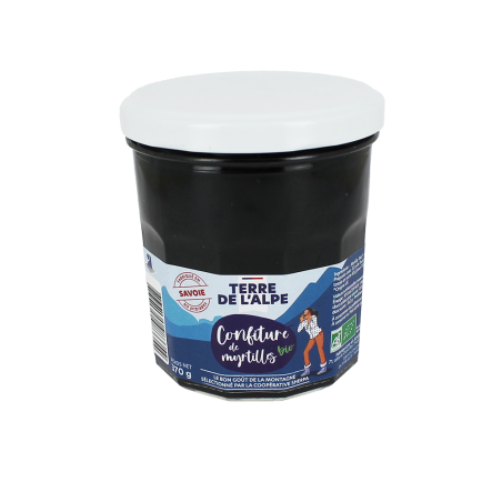 TERRE DE L'ALPE Confiture de Myrtilles sauvages Bio - 350g